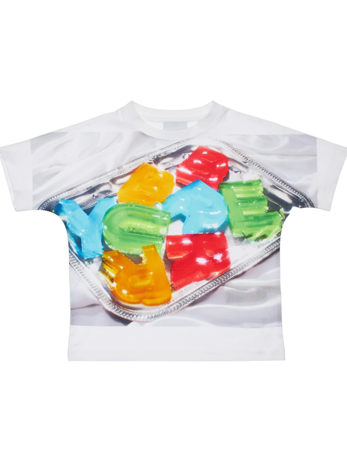 Burberry Kids Confectionery Print Cotton T-shirt In Multicolour