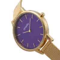 Shop Simplify The 5800 Purple Dial Watch Sim5804 In Gold / Gold Tone / Purple