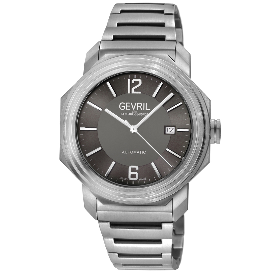 GEVRIL GEVRIL ROOSEVELT GREY DIAL MENS WATCH 46531B