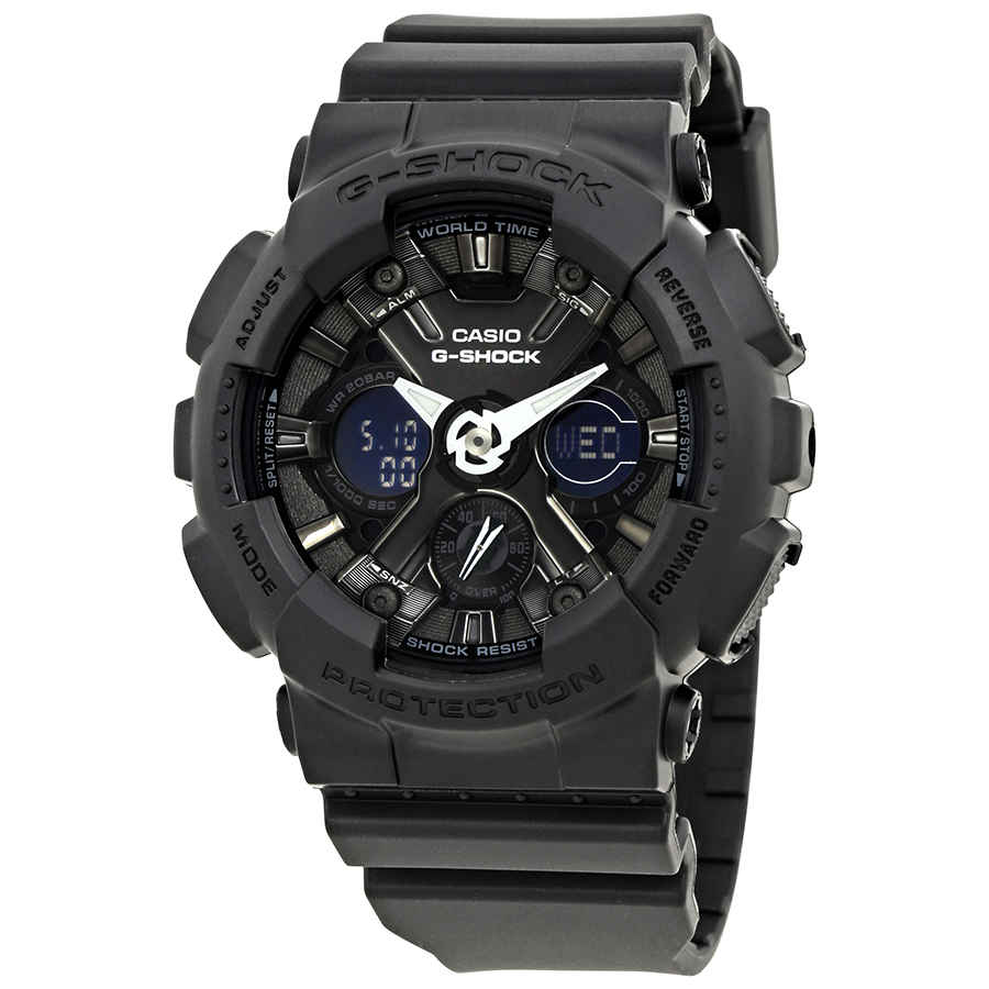 Casio G-shock Black Dial Resin Ladies Watch Gma-s120mf-1acr