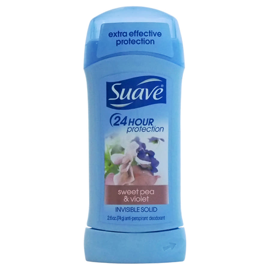 Suave 24 Hour Protection Invisible Solid Anti-perspirant Deodorant Sweet Pea & Violet By  For Women - In Purple