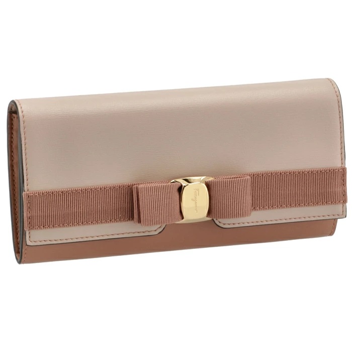Ferragamo - Women's Vara Bow Continental Wallet - Brown - Leather