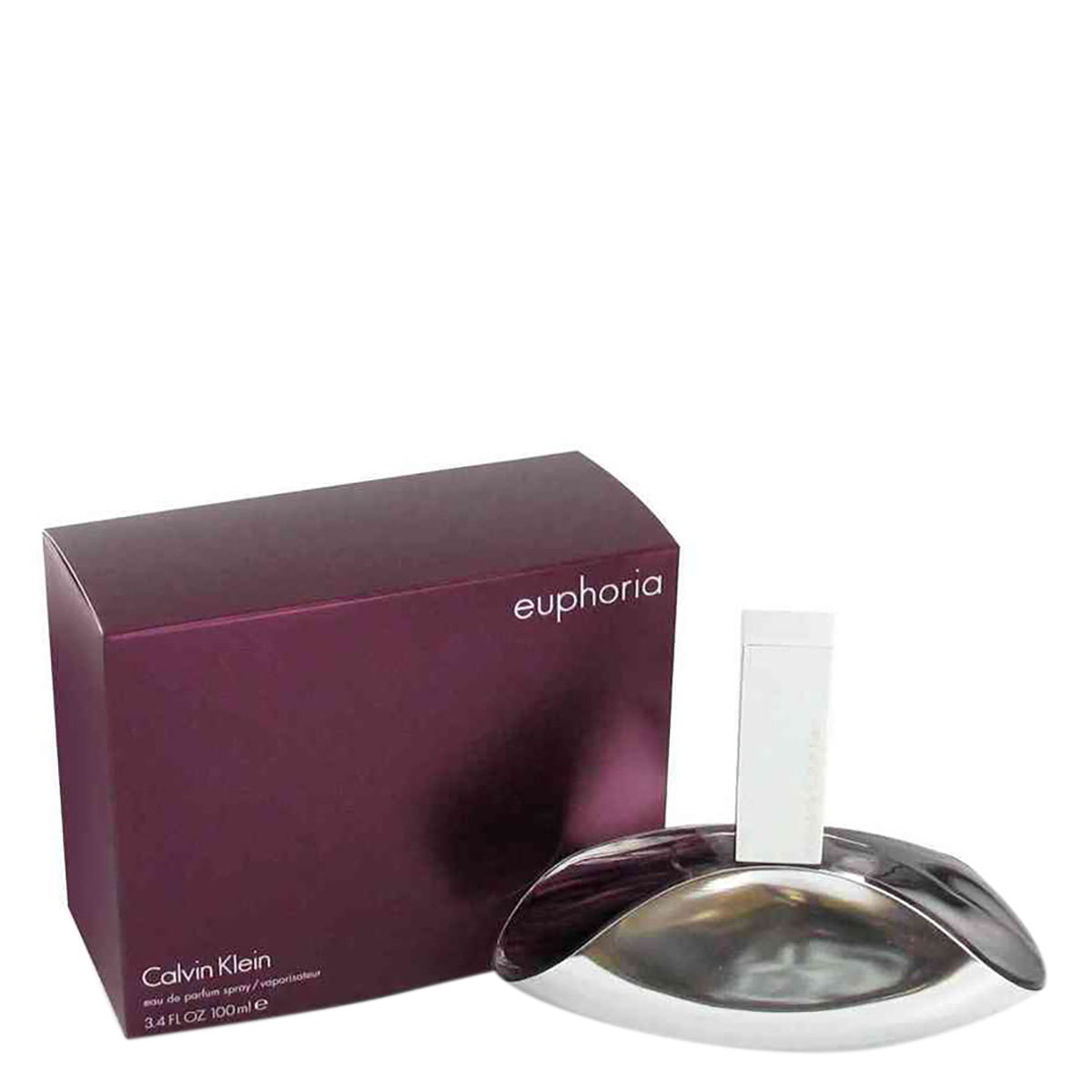 Shop Calvin Klein Euphoria / Edp Spray 3.4 oz (100 Ml) (w) In Beige,black,green