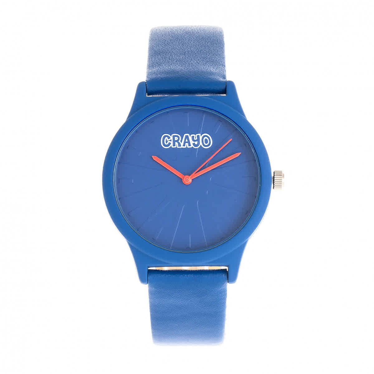 Shop Crayo Splat Quartz Blue Dial Watch Cracr5306 In Red   / Blue