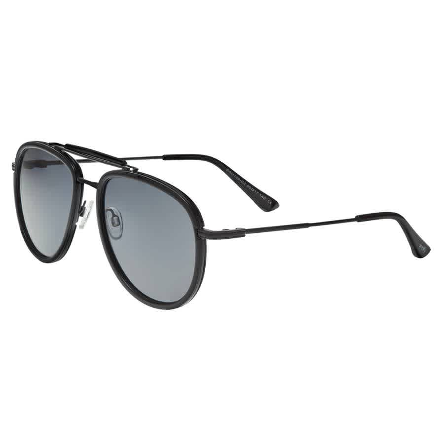 Simplify Bertha Unisex Ssu129-c2 56mm Polarized Sunglasses In Black