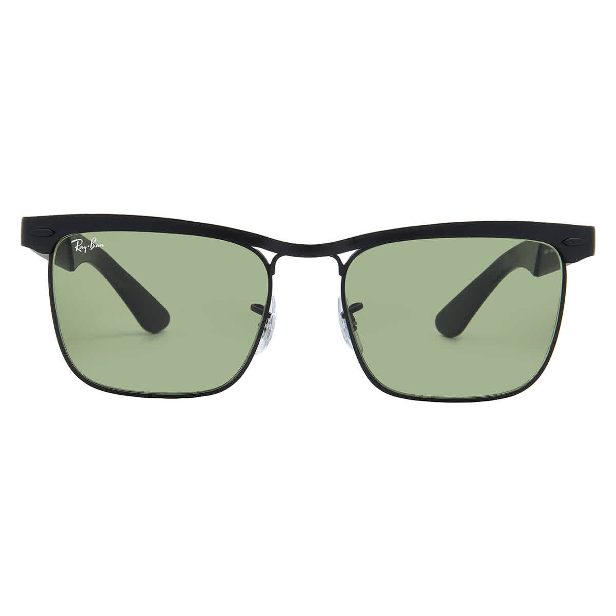 Ray Ban Wayfarer Deluxe Green Square Unisex Sunglasses RB3875 006/4E 56