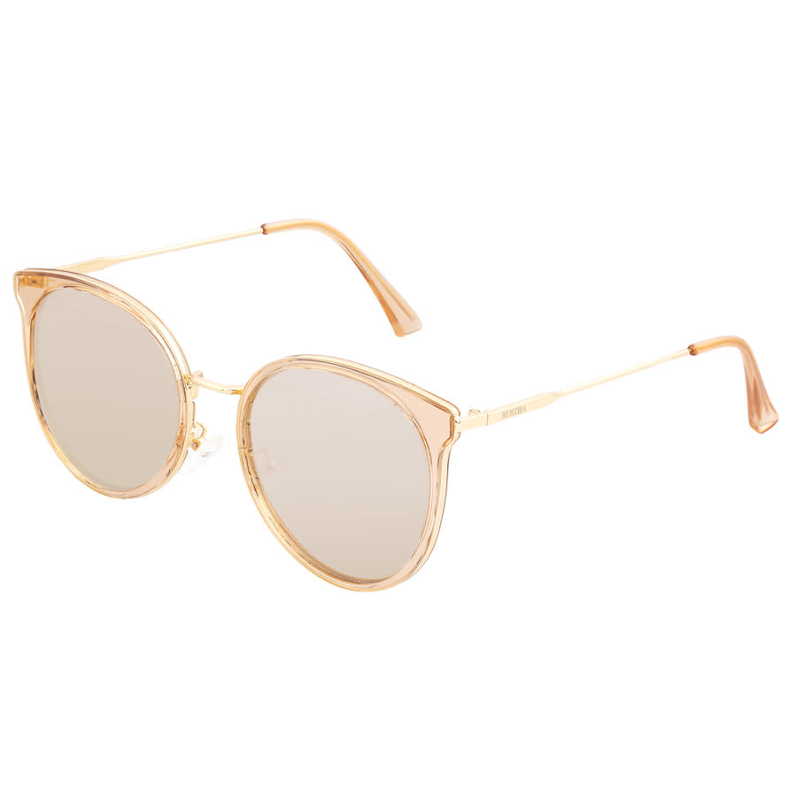 Bertha Ladies Multi-color Cat Eye Sunglasses Brsbr040pk In Blue,pink
