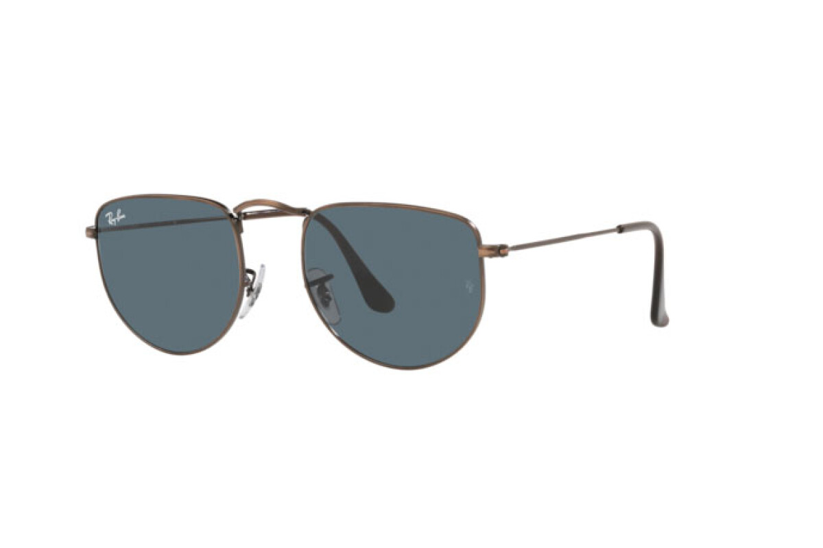 Ray Ban Elon Blue Irregular Unisex Sunglasses Rb3958 9230r5 47 In Blue / Bronze / Copper