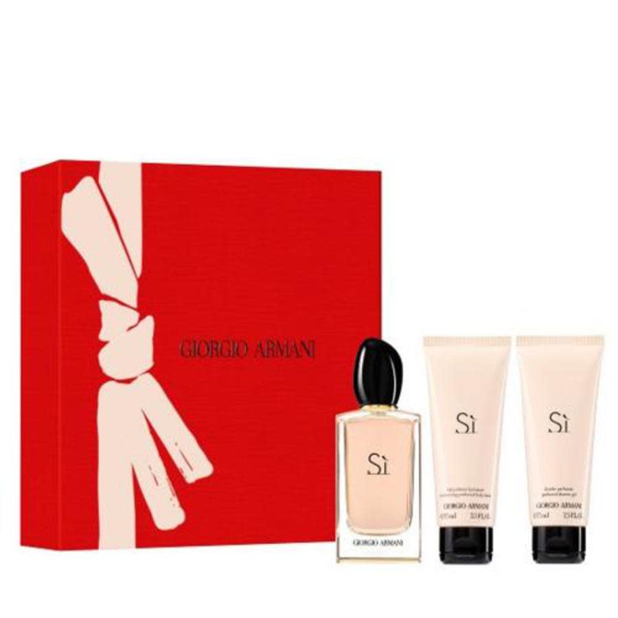 Giorgio Armani Ladies Si Gift Set Fragrances 3614273709880 In Rose