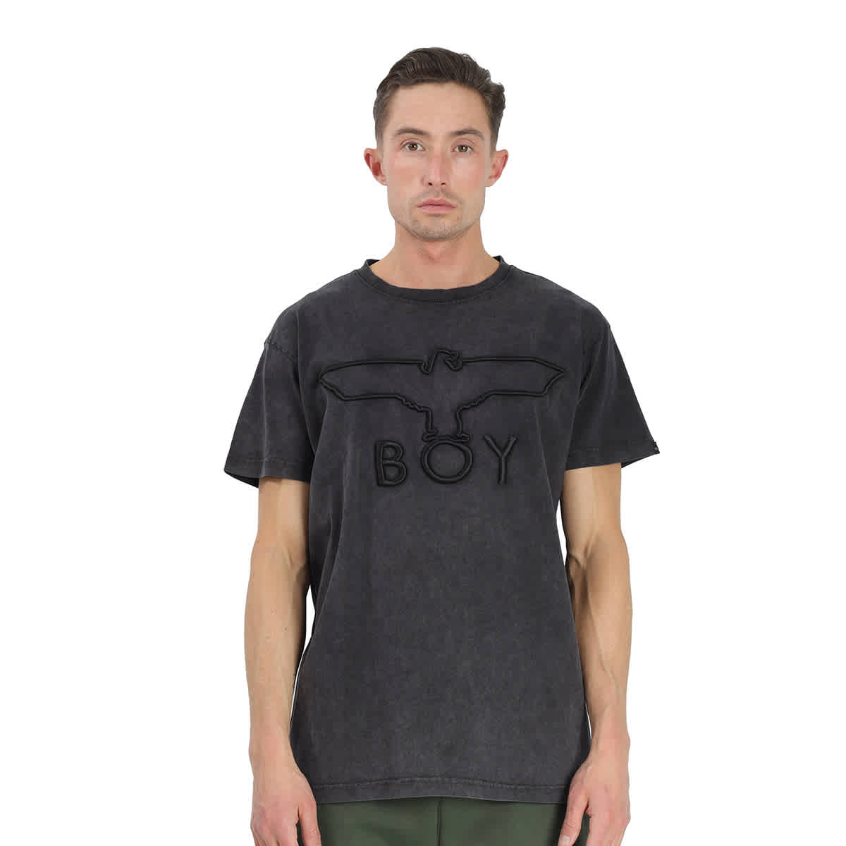 Boy London Mens Fashion Mens Boy 3d Emb Tee-washed Black | ModeSens