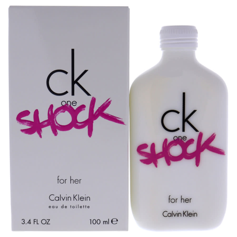 Calvin Klein Ck One Shock / Edt Spray 3.4 oz (w) In Brown,pink