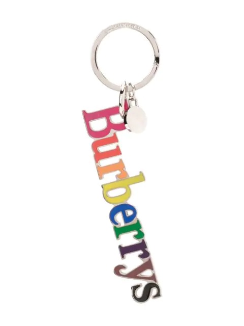 BURBERRY RAINBOW MENS ARCHIVE LOGO KEY CHARM