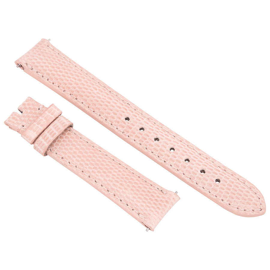 Hadley Roma Shiny Pink Lizard Leather Strap