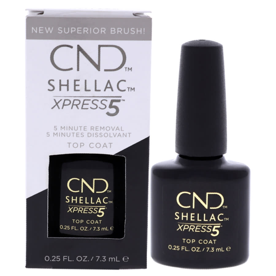 Cnd Shellac Xpress 5 Top Coat By  For Women - 0.25 oz Nail Polish In N/a