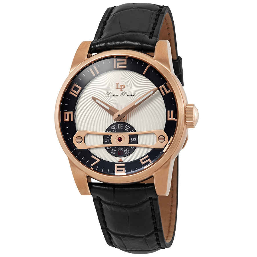 Lucien Piccard Bosphorus Mens Watch 40046-rg-01-sc In Black,gold Tone,pink,rose Gold Tone,silver Tone