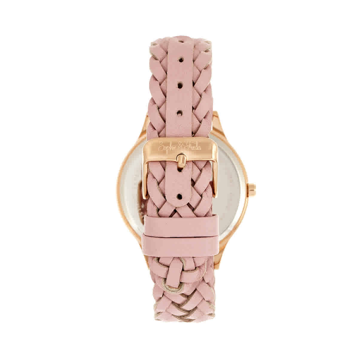 Shop Sophie And Freda Tucson Silver Dial Ladies Watch Sf4506 In Gold / Gold Tone / Pink / Silver