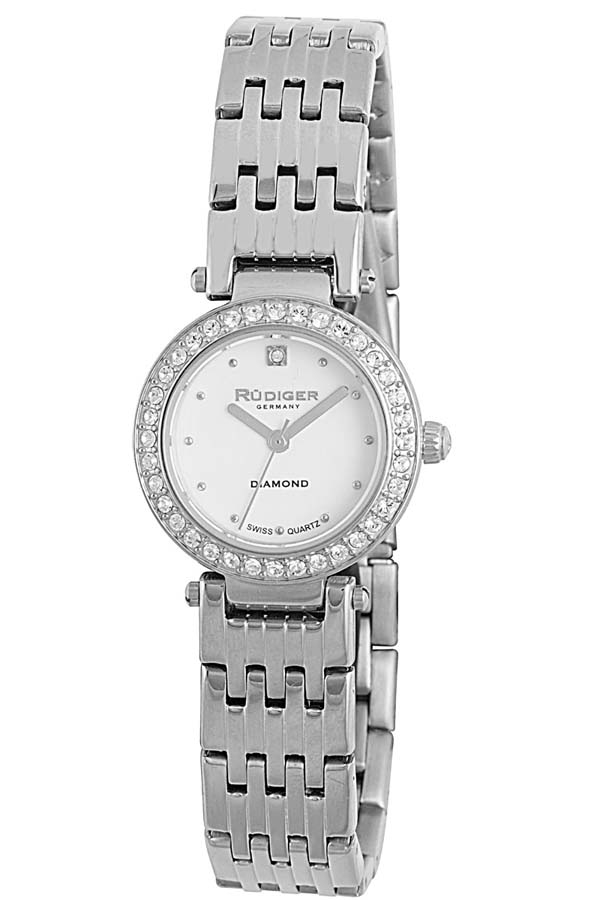 Rudiger Essen White Dial Ladies Watch R2500-04-009 In Silver / White