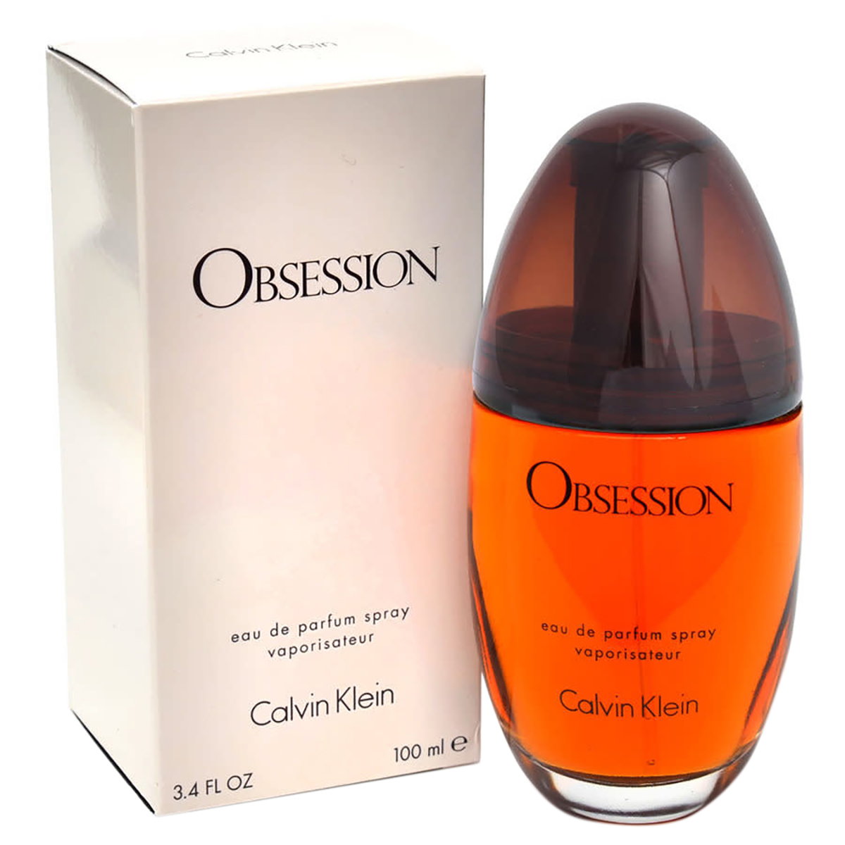 Shop Calvin Klein Obsession / Edp Spray 3.4 oz (100 Ml) (w) In Orange