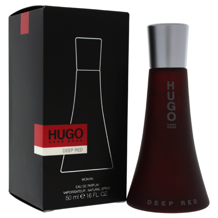 Hugo Boss Deep Red By  Edp Spray 1.6 oz (w) In Black,red