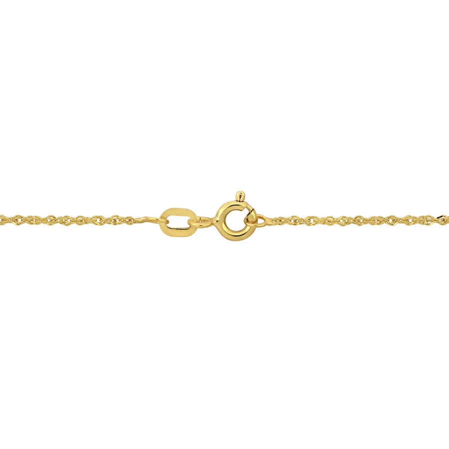 Amour 1.2mm Sparkling Singapore Bracelet In 14k Yellow Gold - 9 In In Yellow