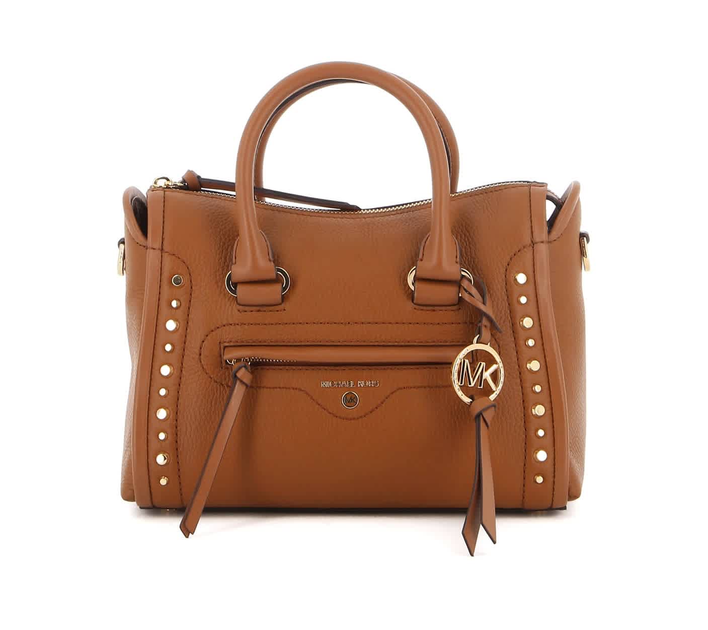 MICHAEL KORS CARINA STUDDED SATCHEL