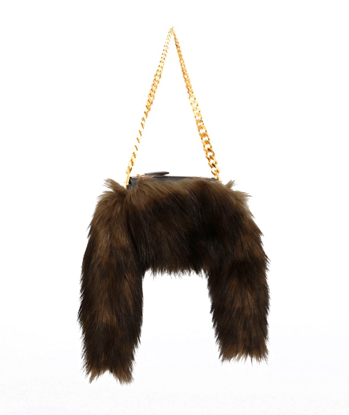 ショルダーバッグ・ポシェット BURBERRY Dark Brown Ladies Faux Fur Olympia Bag 8047019 Burberry Dark Brown Ladies Faux Fur Olympia Bag | ModeSens