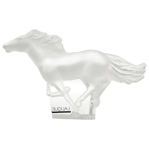 LALIQUE 12048 CLEAR KAZAK HORSE FIGURINE