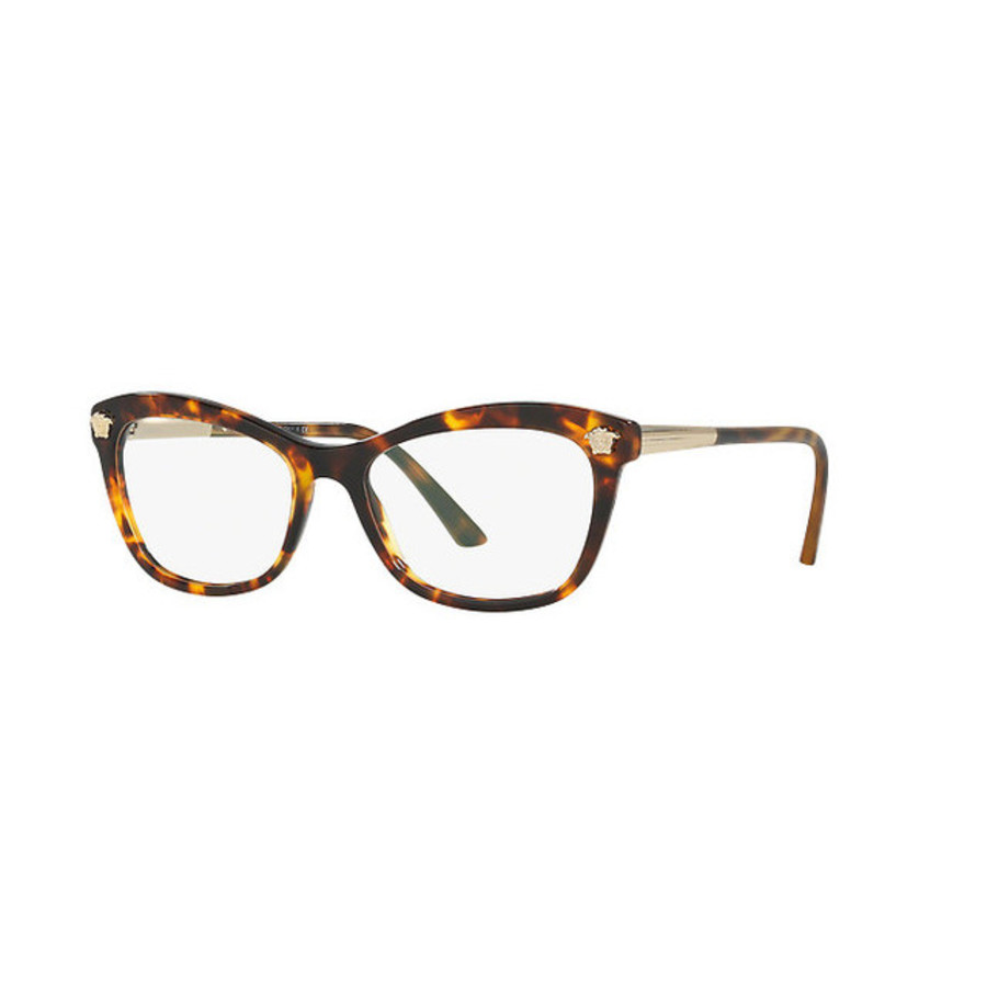 Versace Ladies Tortoise Cat Eye Eyeglass Frames Ve3224 5148 54