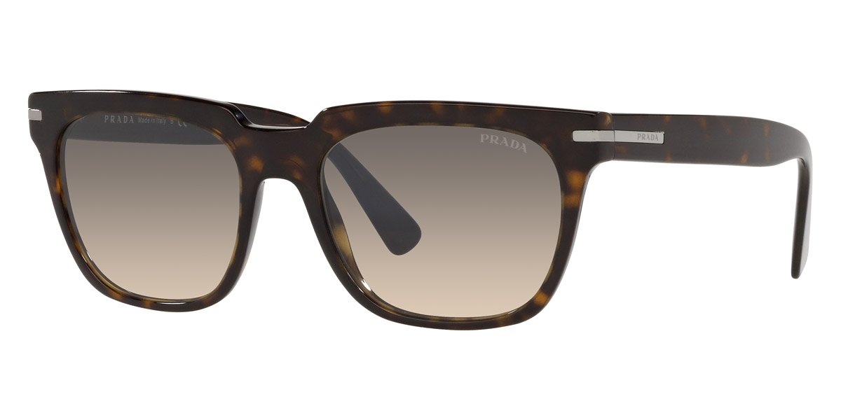 Prada Signature Rectangular Men's Sunglasses, Pr 04ys In Brown / Tortoise