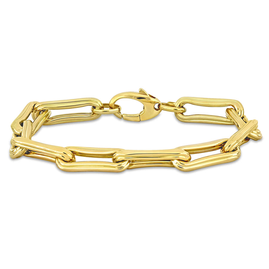 Amour Paper Clip Link Bracelet In 14k Yellow Gold - 7.5 In.