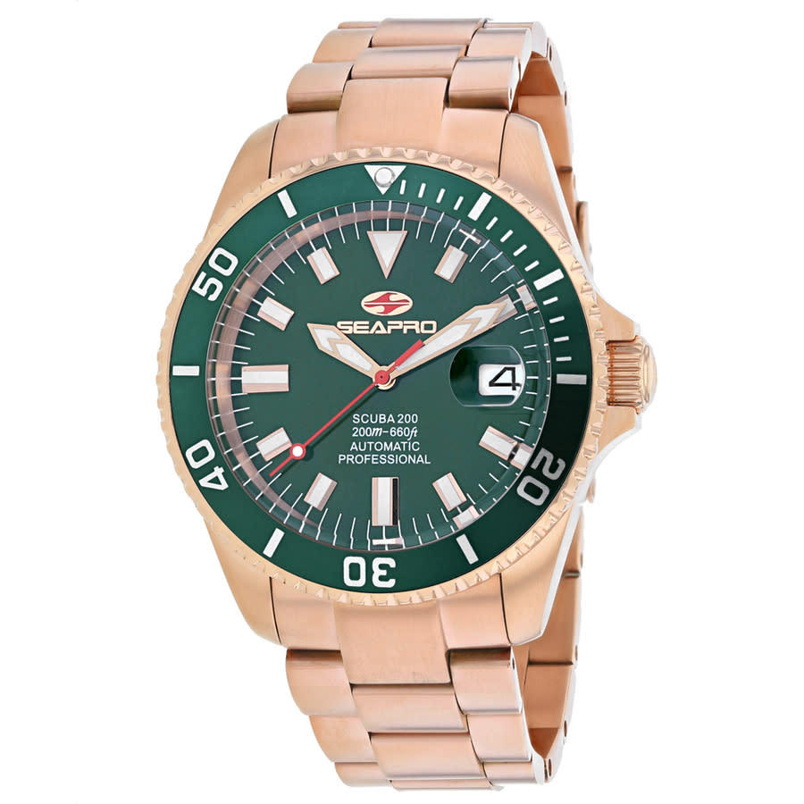 SEAPRO SEAPRO SCUBA 200 AUTOMATIC GREEN DIAL MEN'S WATCH SP4323