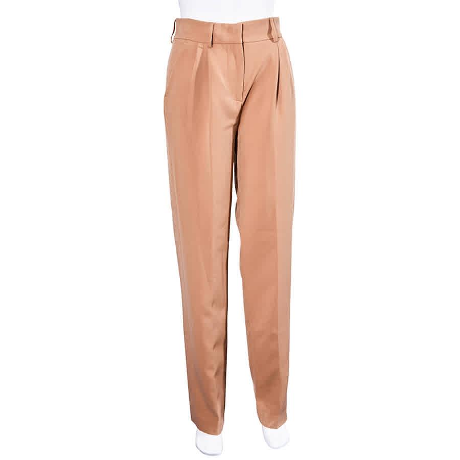 FILLES À PAPA FILLES A PAPA LADIES CAMEL HIGH WAIST TAILORED PANTS