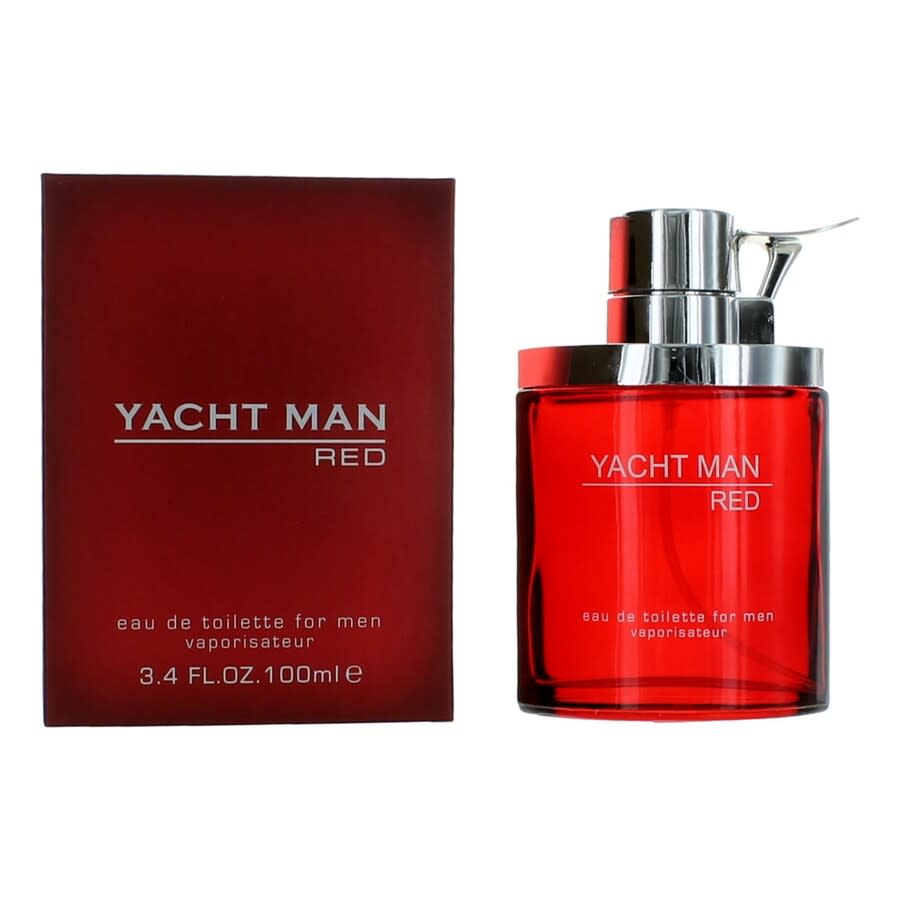 Myrurgia Mens Yacht Man Red EDT Spray 3.4 oz Fragrances 885667751201