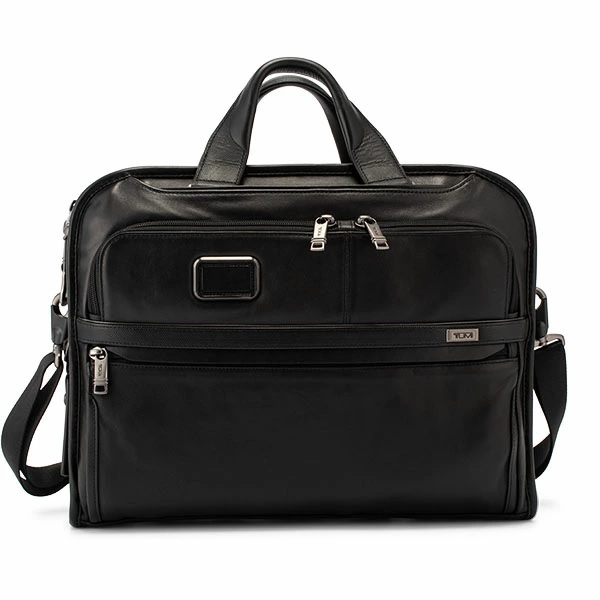 Tumi Expandable Organizer Laptop Brief Black