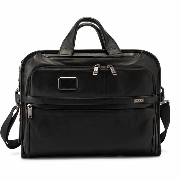 TUMI BLACK ALPHA 3 ORGANIZER PORTFOLIO BRIEF