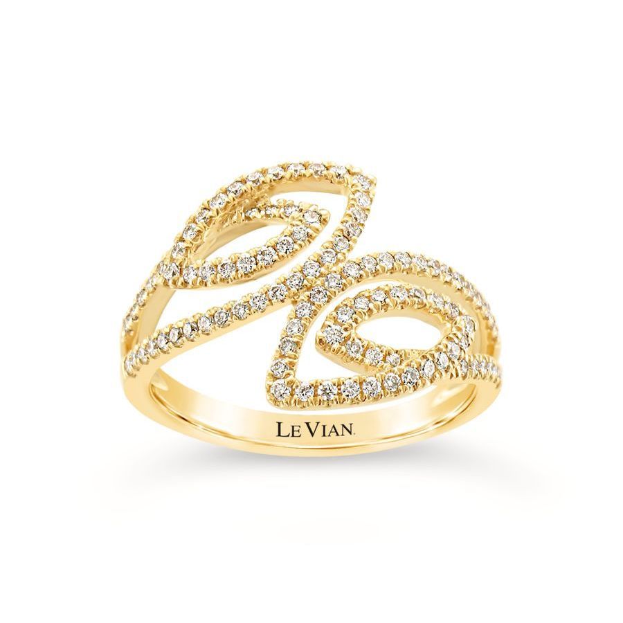 Le Vian Ladies Vanilla Diamonds Fashion Ring In 14k Honey Gold In White