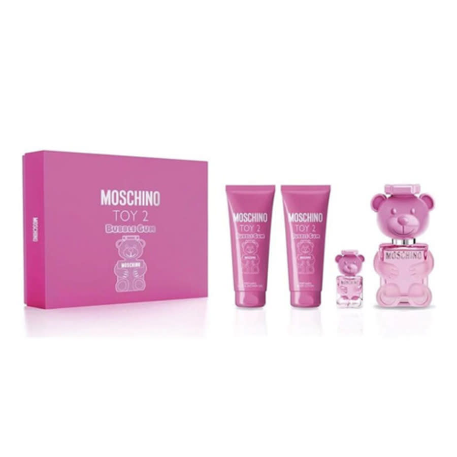 Moschino Ladies Toy 2 Bubble Gum Gift Set Fragrances 8011003877171 In Peach