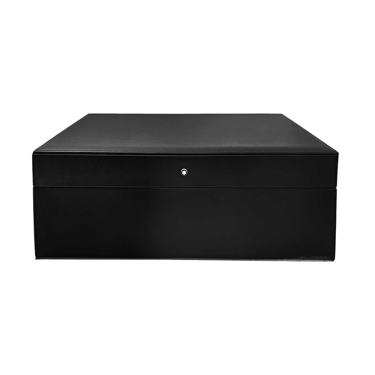 Montblanc Sartorial Table Humidor In Wood In Black