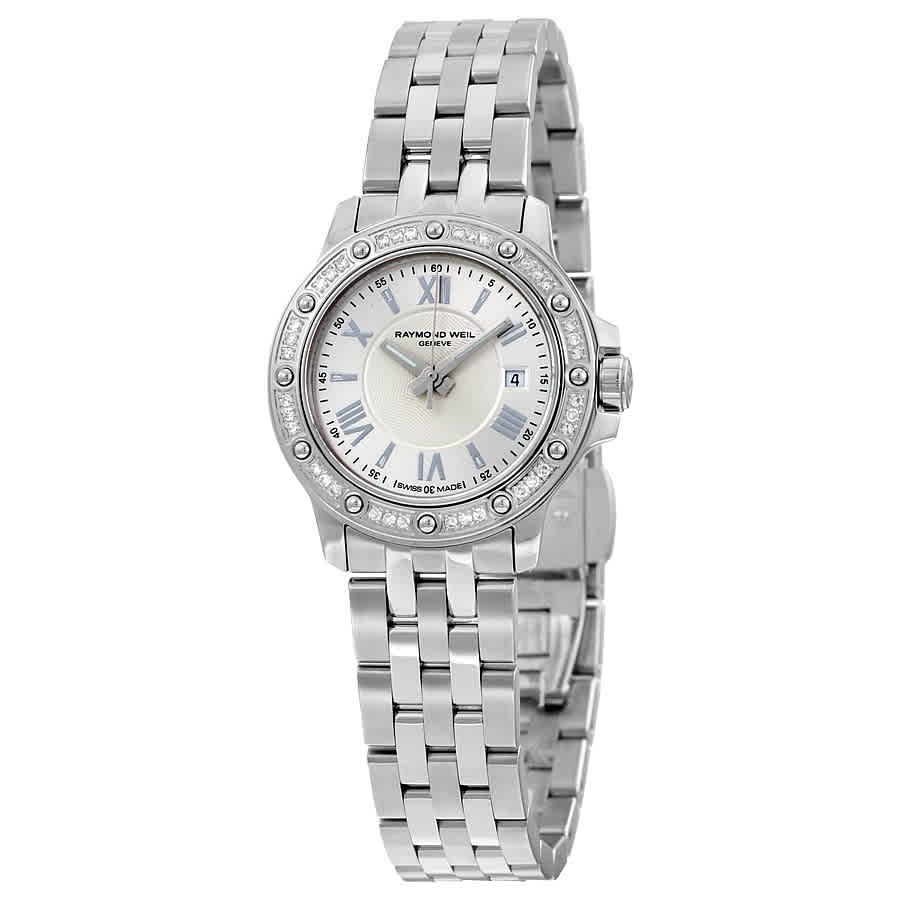 Raymond Weil Tango Silver Dial Diamond Ladies Watch 5399-sts-00657 In Silver Tone