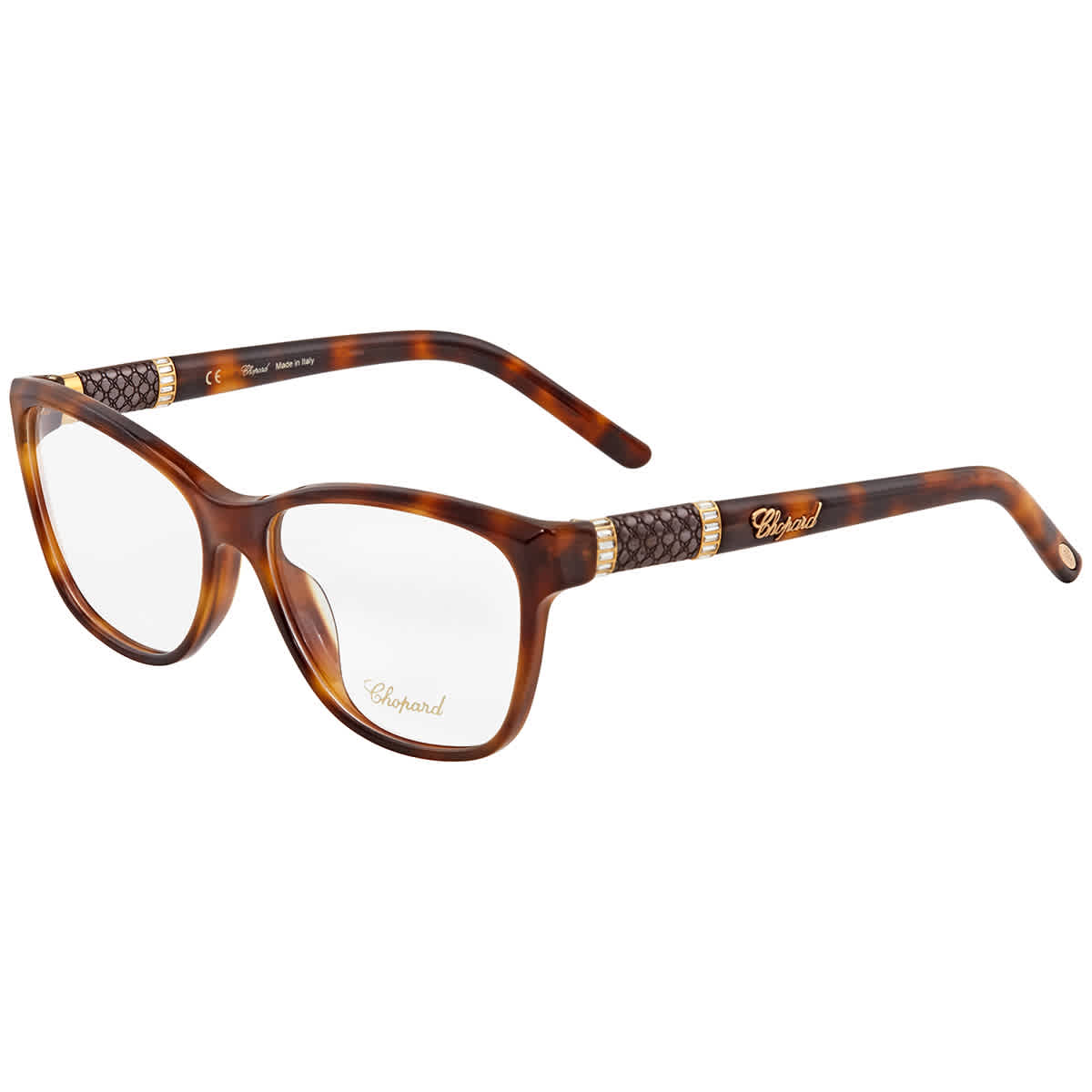 Chopard Ladies Eyeglasses Vch154s 09aj 54 In Tortoise