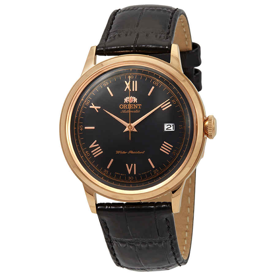 Orient 2nd Generation Bambino Automatic Black Dial Mens Watch Fac00006b0 In Black,gold Tone,pink,rose Gold Tone