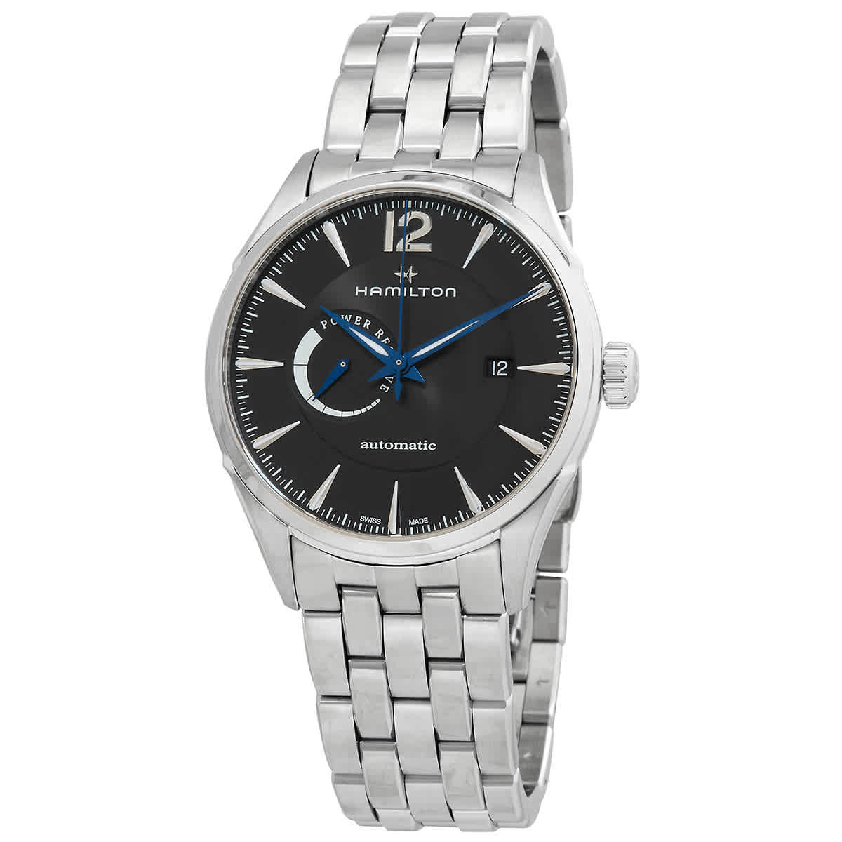 Hamilton Jazzmaster Power Reserve Mens Automatic Watch H89545131 In Black / Blue