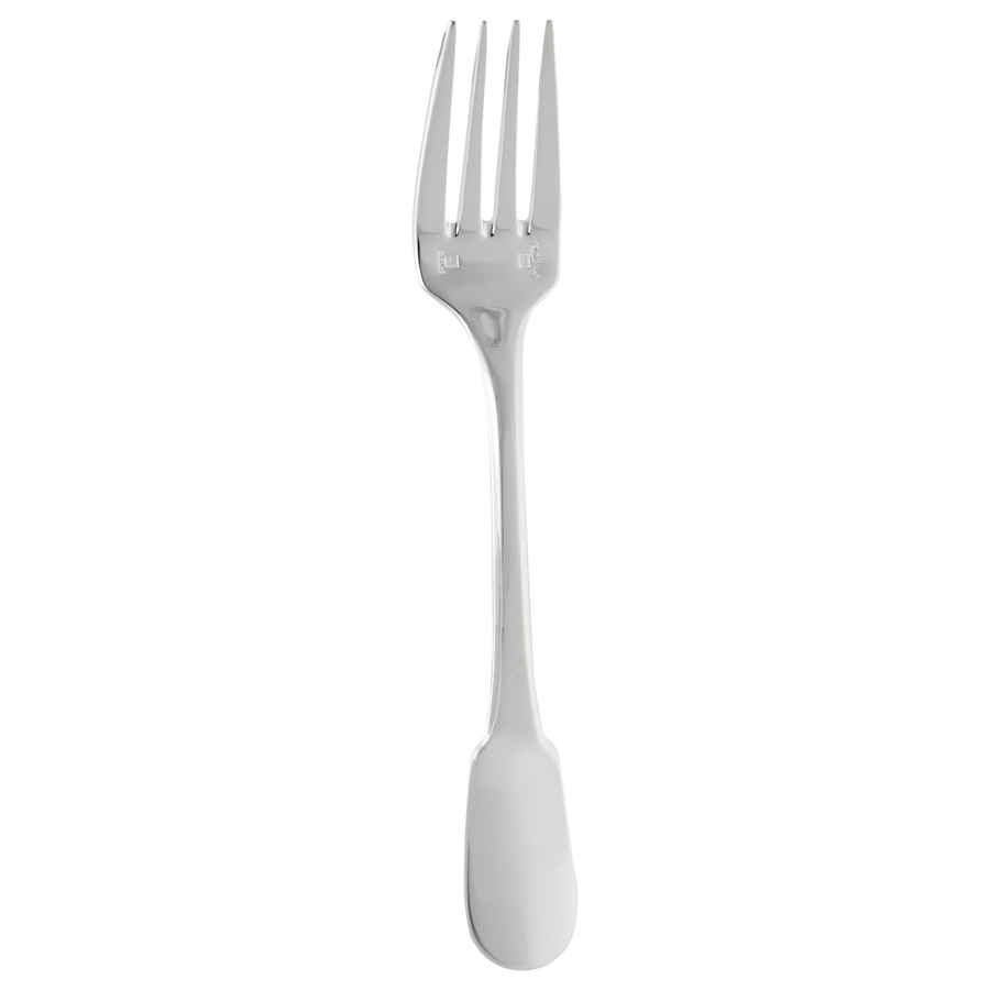 Christofle Silver Plated Cluny Salad Fork 0016-013 In Silver
