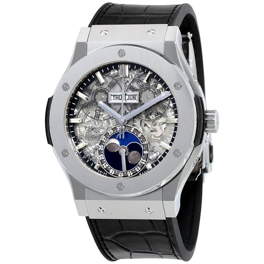 Hublot Classic Fusion Aerofusion Mens Automatic Watch 517.nx.0170.lr In Black / Grey / Skeleton