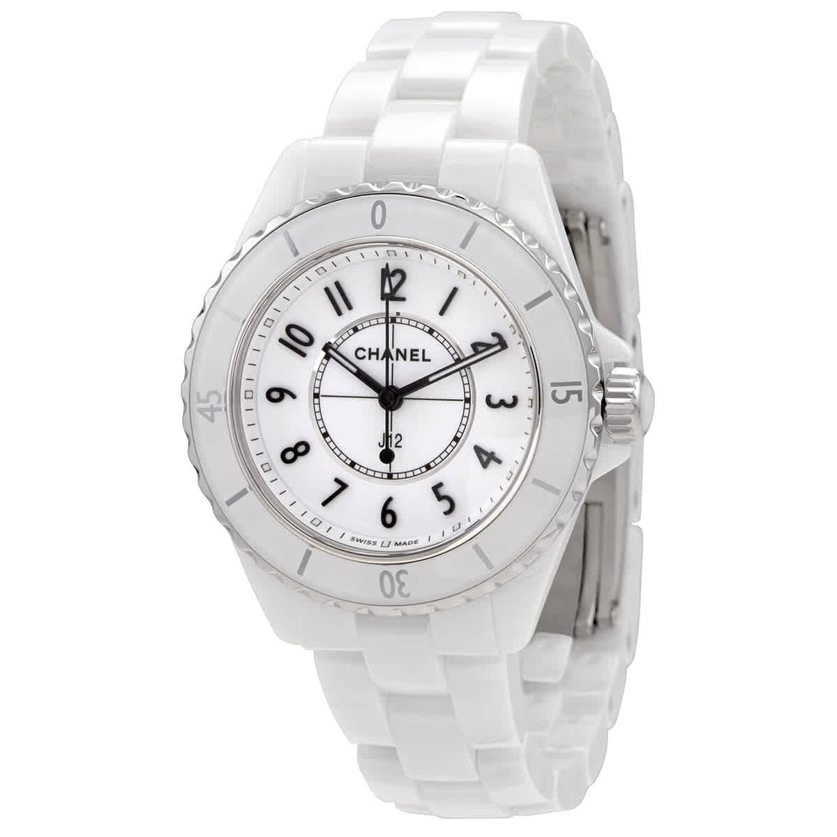 Chanel Chanel J12 Quartz White Dial Ladies Watch H5698