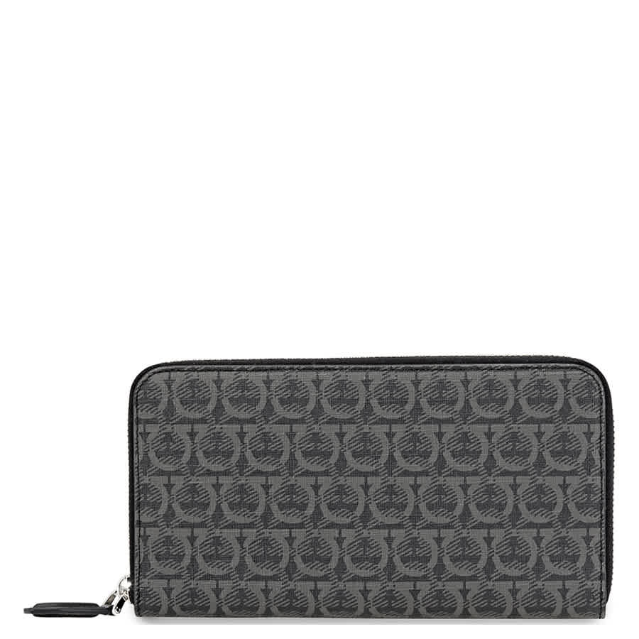 Ferragamo Gancini Wallet In Black