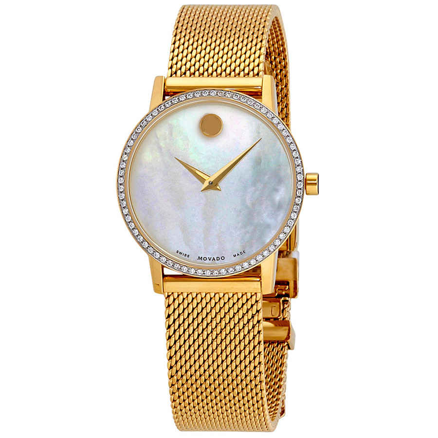 movado swiss made stainless steel water resistant sapphire crystal