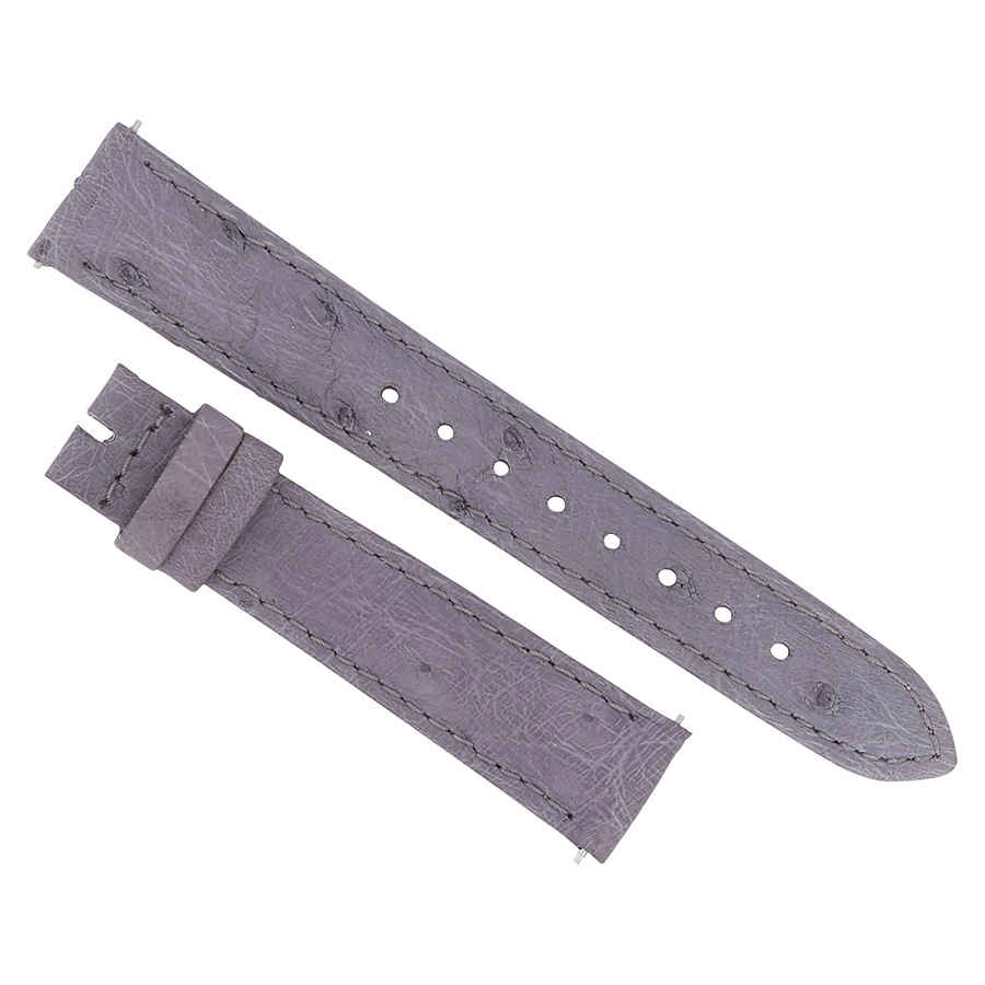 Hadley Roma Agate Grey Ostrich 16 Mm Strap