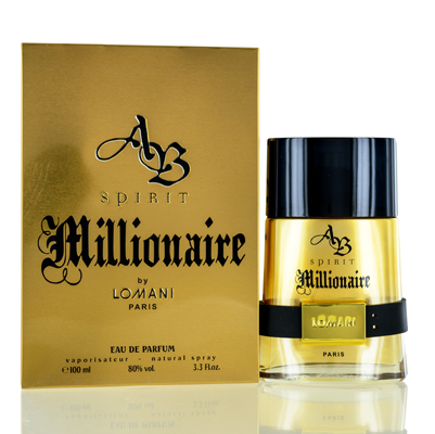 Lomani Ab Spirit Millionaire Mens Cosmetics 3610400035839 In Black / Green / Pink / White