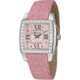 Chopard Two O Ten Pink Dial Diamond Bezel Ladies Watch 138464-2007 In Gold / Pink / White
